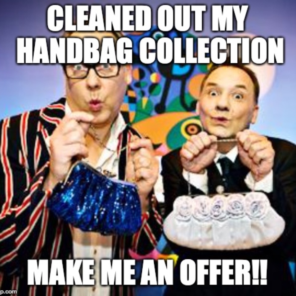 Check out all the handbags that I just listed!!